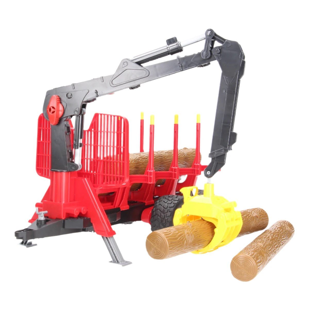 Bruder J. Deere 7R 350 Traktör & Kütük Römork BR03154 - Roket Oyuncak