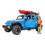 Bruder Jeep Wrangler U. Rubicon Kano ve Sürücü BR02529 - Roket Oyuncak