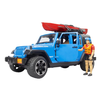Bruder Jeep Wrangler U. Rubicon Kano ve Sürücü BR02529 - Roket Oyuncak