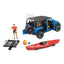 Bruder Jeep Wrangler U. Rubicon Kano ve Sürücü BR02529 - Roket Oyuncak