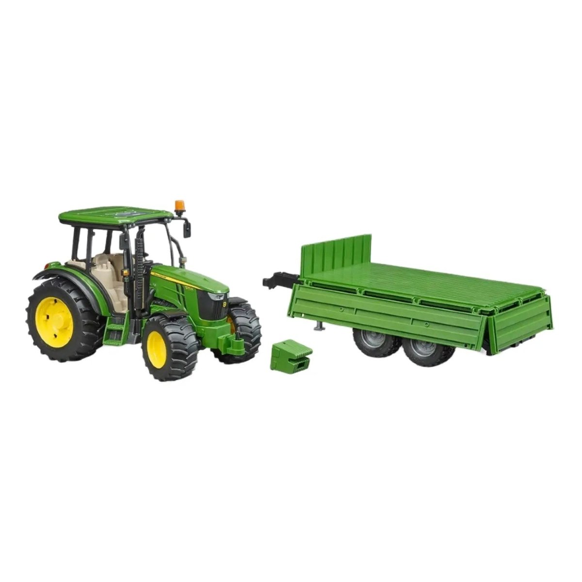 Bruder John Deere 5115M Traktör Ve Römork BR02108 - Roket Oyuncak