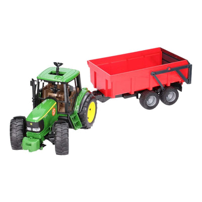 Bruder John Deere 6920 Traktör ve Kırmızı Römork BR02057 - Roket Oyuncak