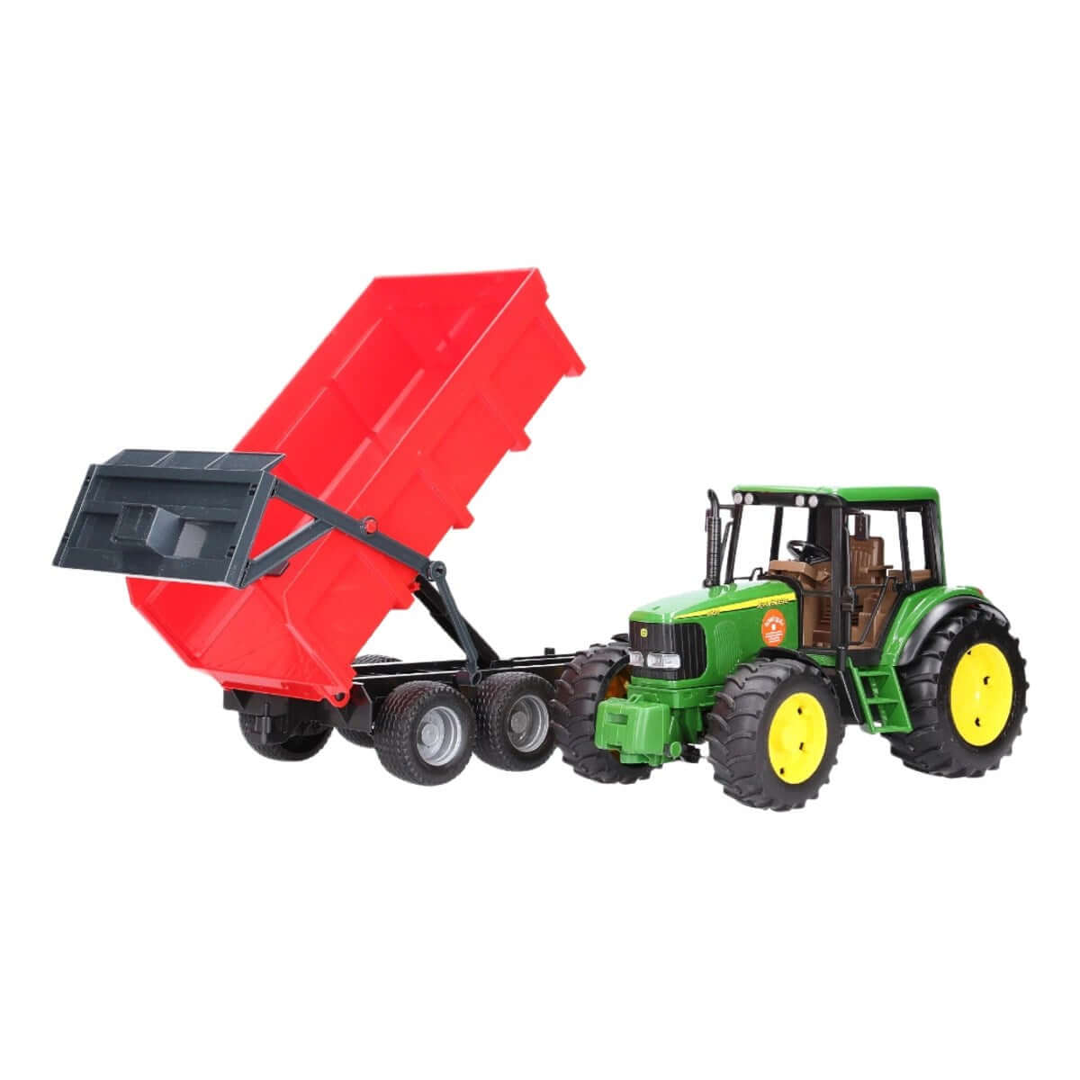 Bruder John Deere 6920 Traktör ve Kırmızı Römork BR02057 - Roket Oyuncak