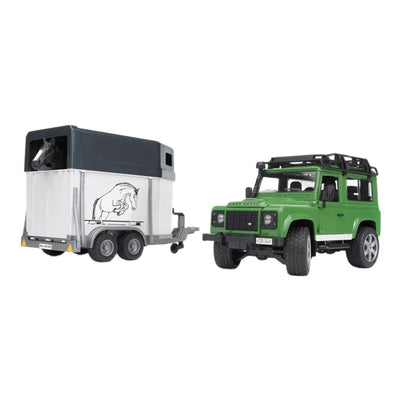 Bruder Land Rover Arazi Aracı Ve At Nakil Aracı BR02592 - Roket Oyuncak
