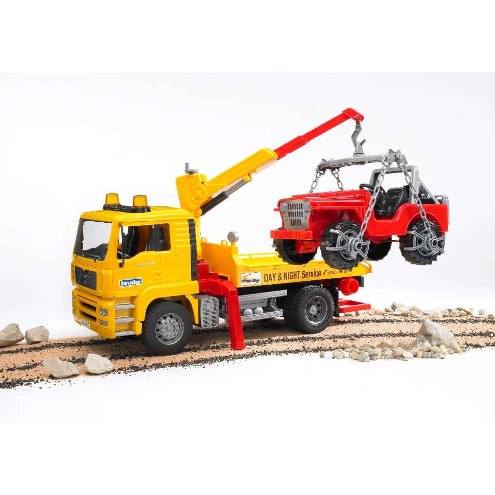 Bruder Man TGA Araba Çekici ve Jeep BR02750 - Roket Oyuncak