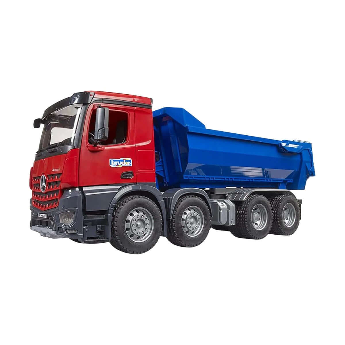Bruder MB Arocs Damperli Kamyonu Kırmızı Mavi BR03621 - Roket Oyuncak