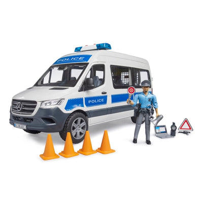 Bruder MB Sprinter Polis Minibüsü ve Sürücüsü BR02683 - Roket Oyuncak
