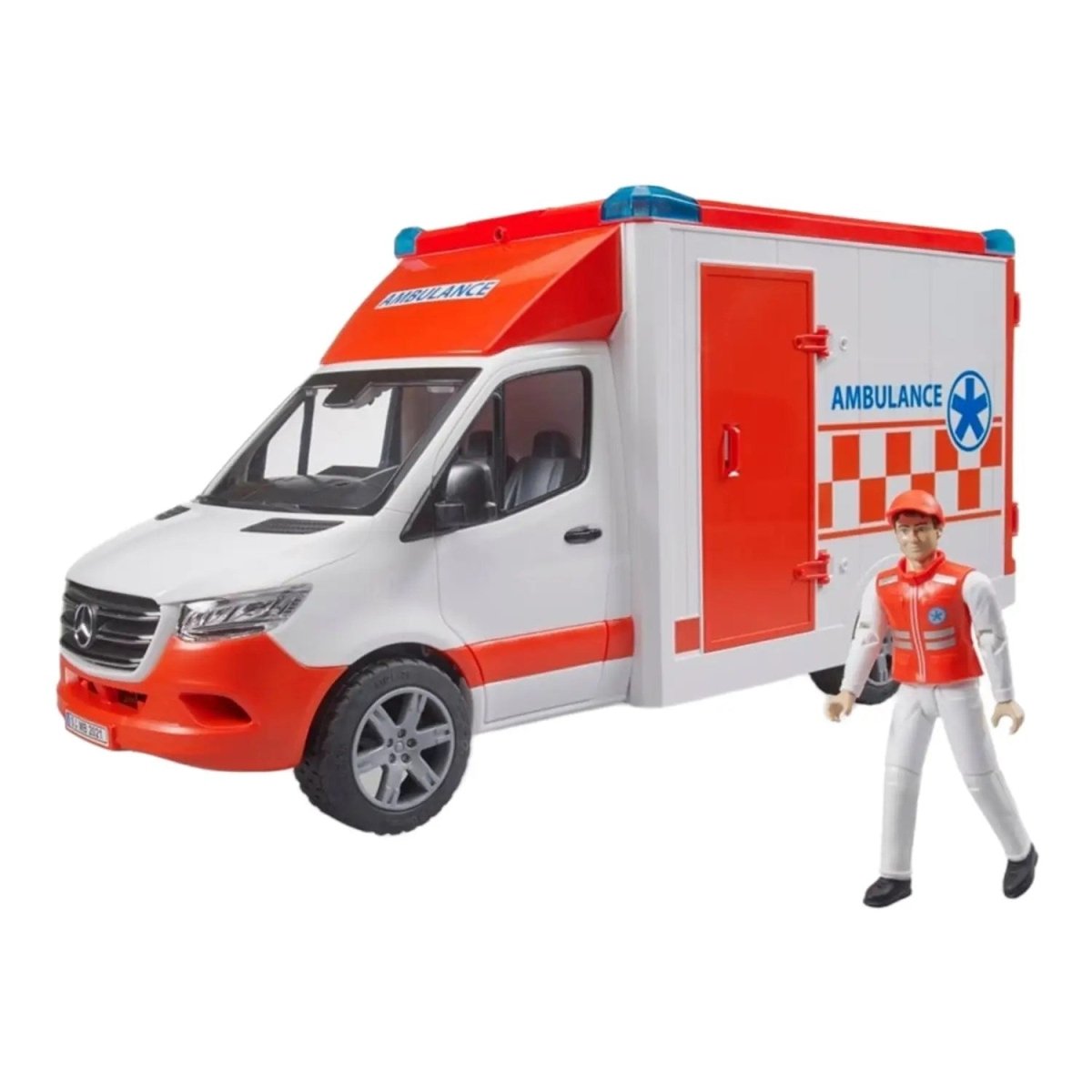 Bruder MB Sprinter Sirenli Ambulans ve Ekibi BR02676 - Roket Oyuncak