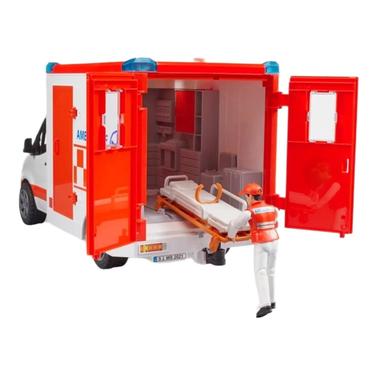 Bruder MB Sprinter Sirenli Ambulans ve Ekibi BR02676 - Roket Oyuncak
