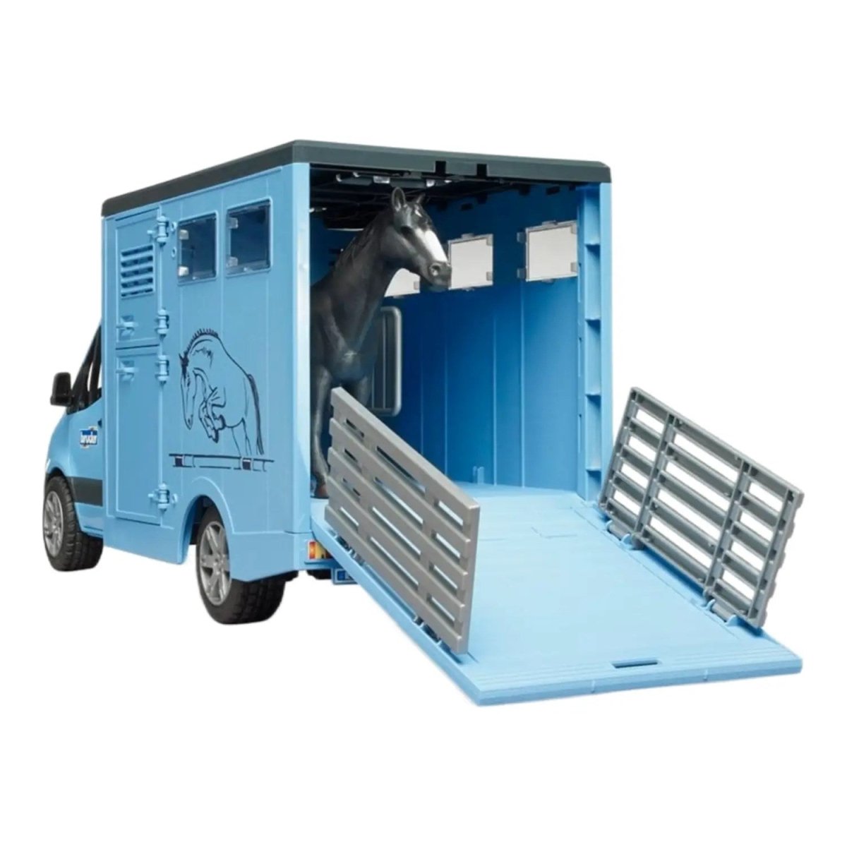 Bruder Mercedes Benz Sprinter At Nakil Aracı ve At BR02674 - Roket Oyuncak