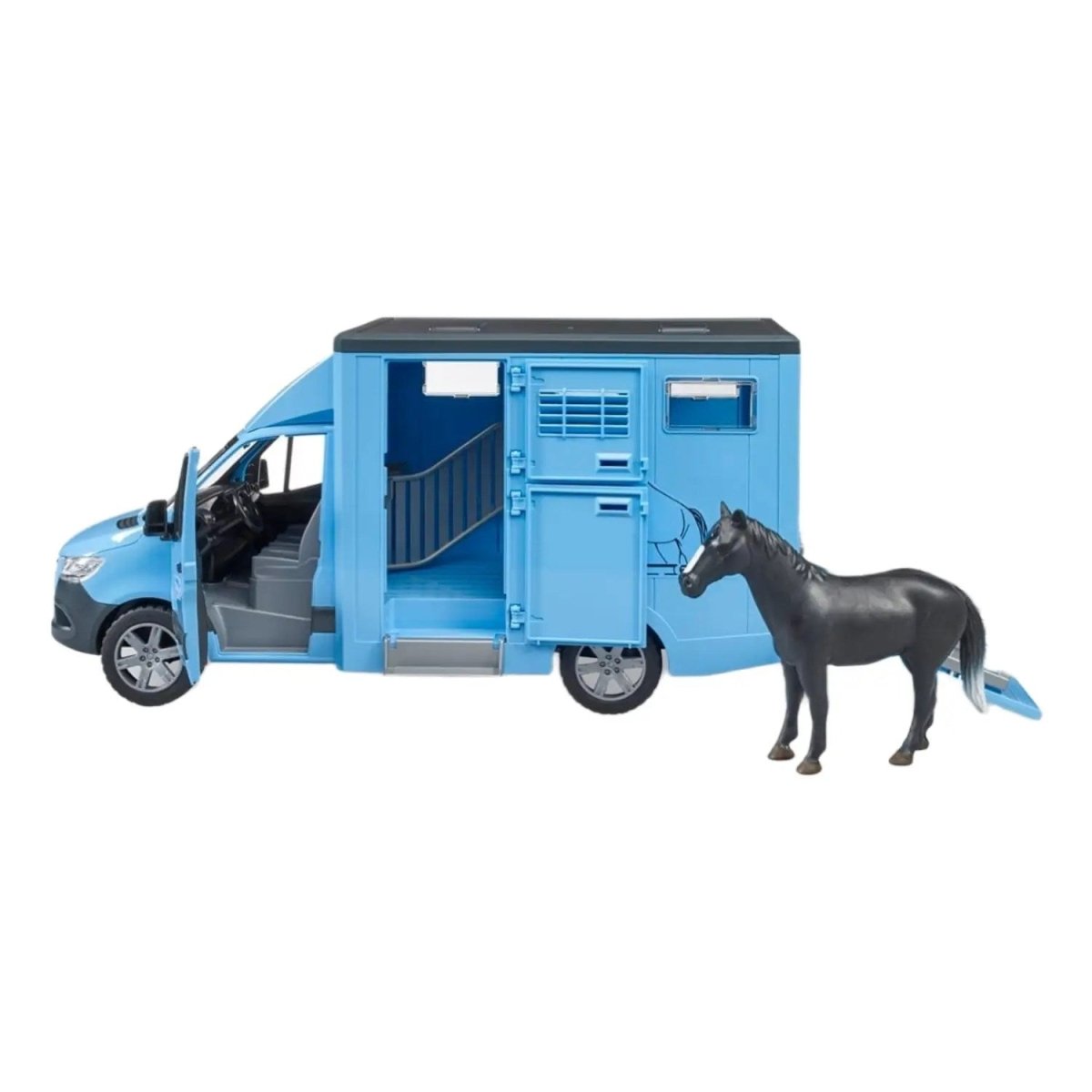 Bruder Mercedes Benz Sprinter At Nakil Aracı ve At BR02674 - Roket Oyuncak