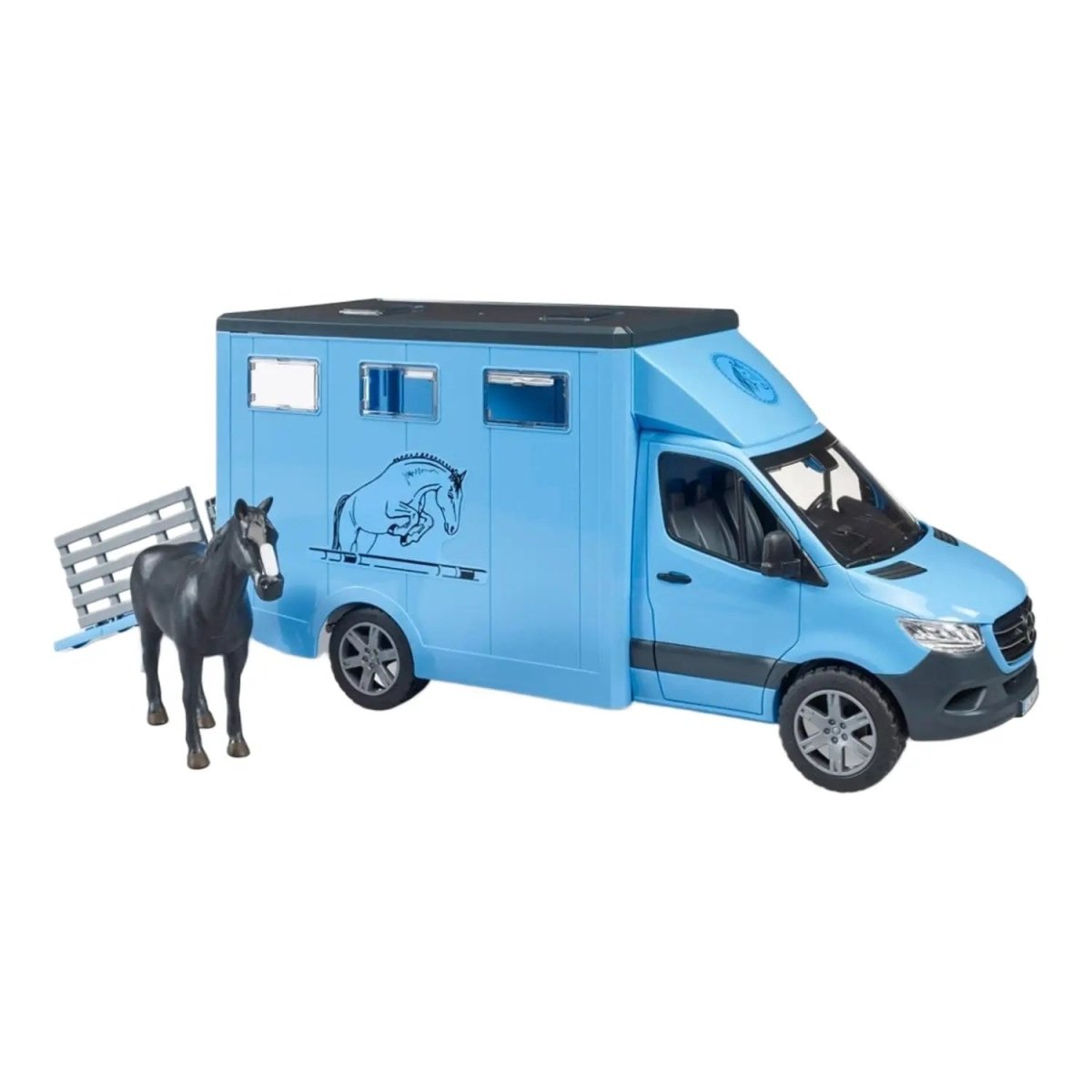 Bruder Mercedes Benz Sprinter At Nakil Aracı ve At BR02674 - Roket Oyuncak