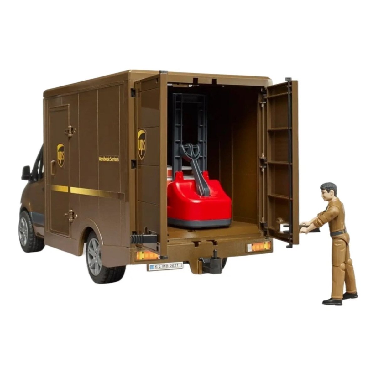 Bruder Mercedes Benz Sprinter Ups Kargo Aracı Transpalet BR02678 - Roket Oyuncak