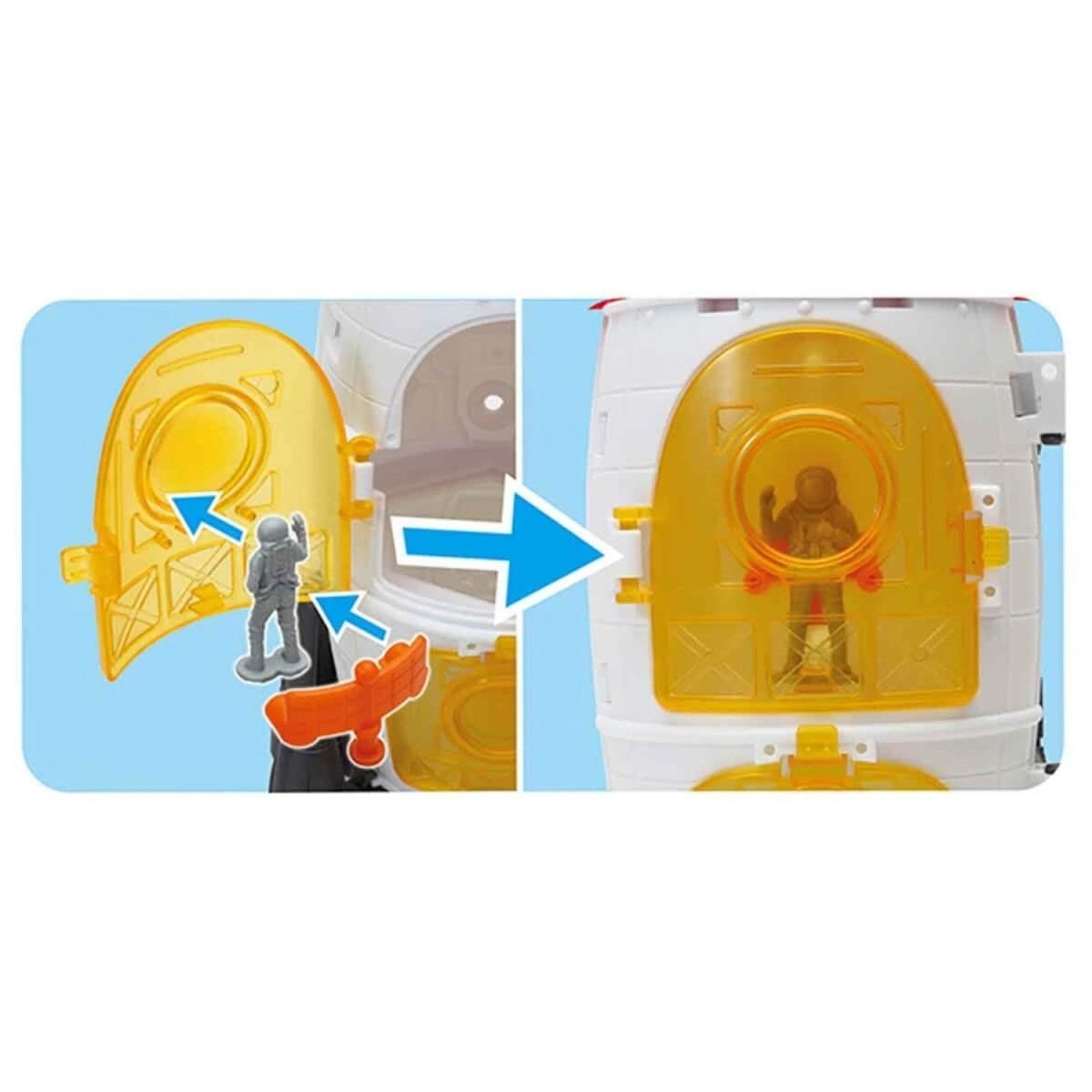 Bucket Master Sesli ve Işıklı Uzay Mekiği Kova Seti 60 Parça - Roket Oyuncak