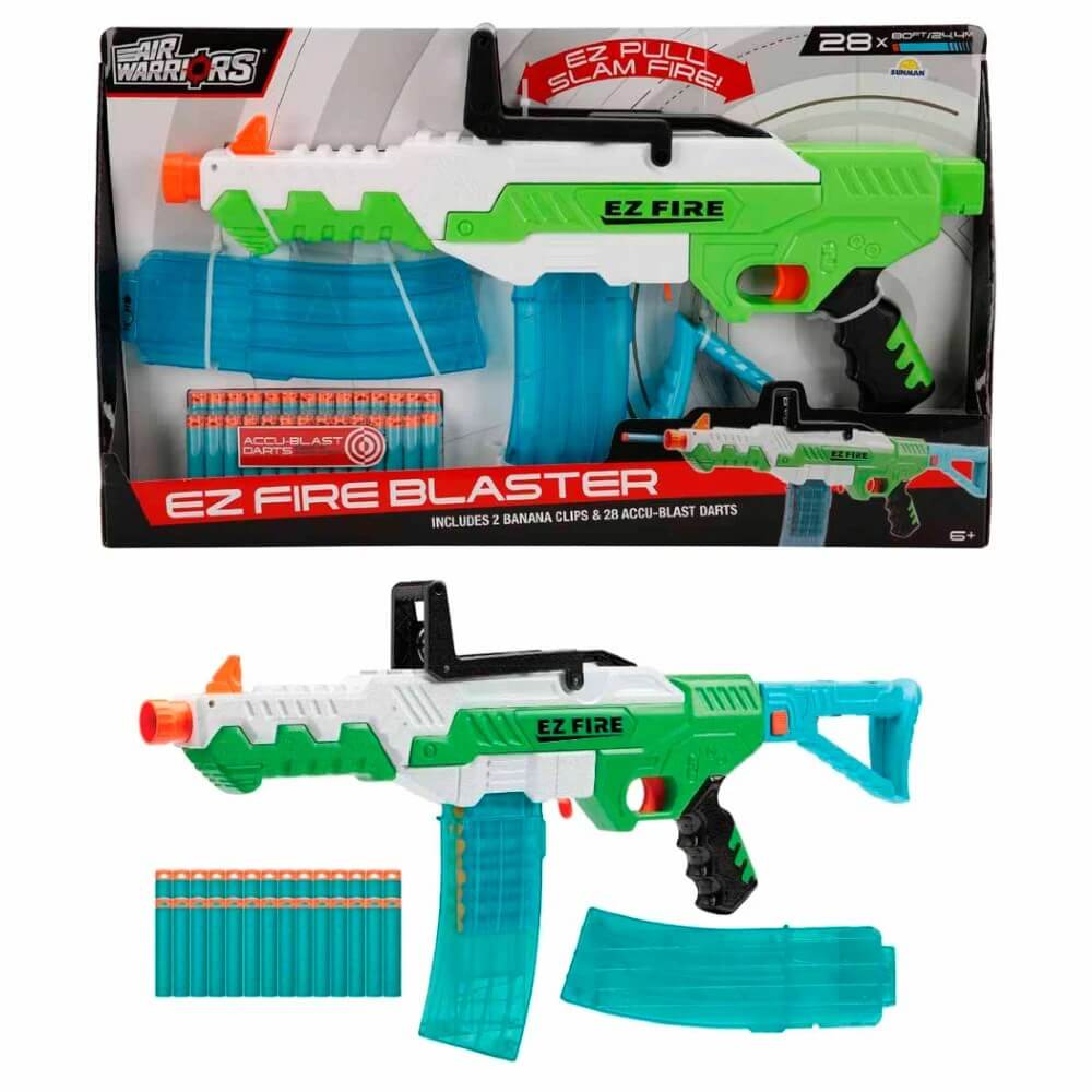 Buzzbee Air Warriors Ez Fire 28 Mermili Dart Atan Silah - Roket Oyuncak
