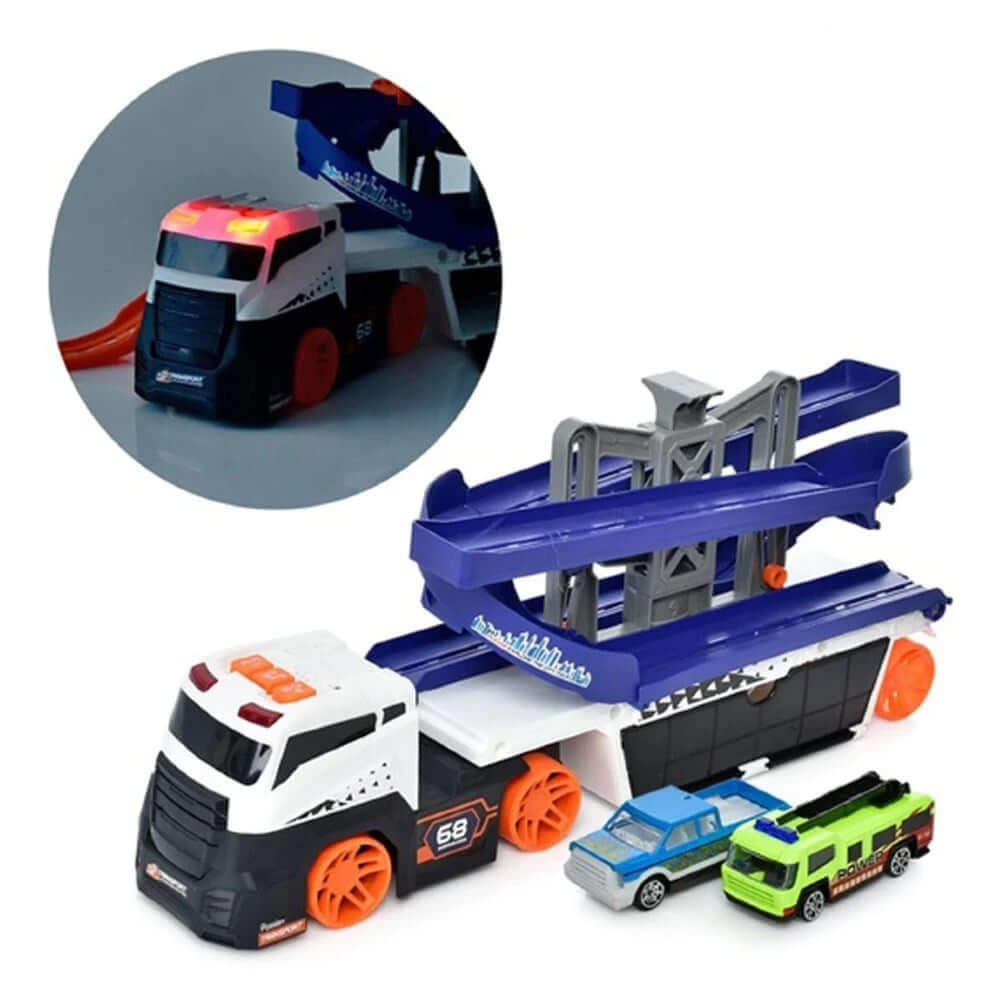 Garaj ve Pist Özellikli Sesli Işıklı Taşıyıcı Tır YDX41-4