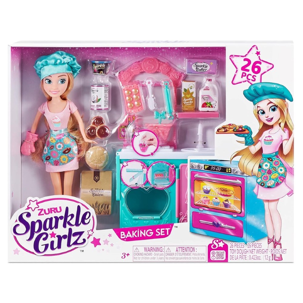 Sparkle Girlz 27 Cm Aşçı Bebek ve Oyun Seti