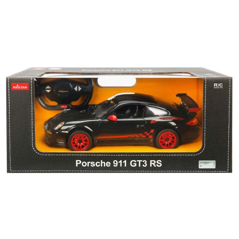 Rastar Porsche 911 RS Uzaktan Kumandalı Spor Araba Siyah kutulu model ve kumandası ile