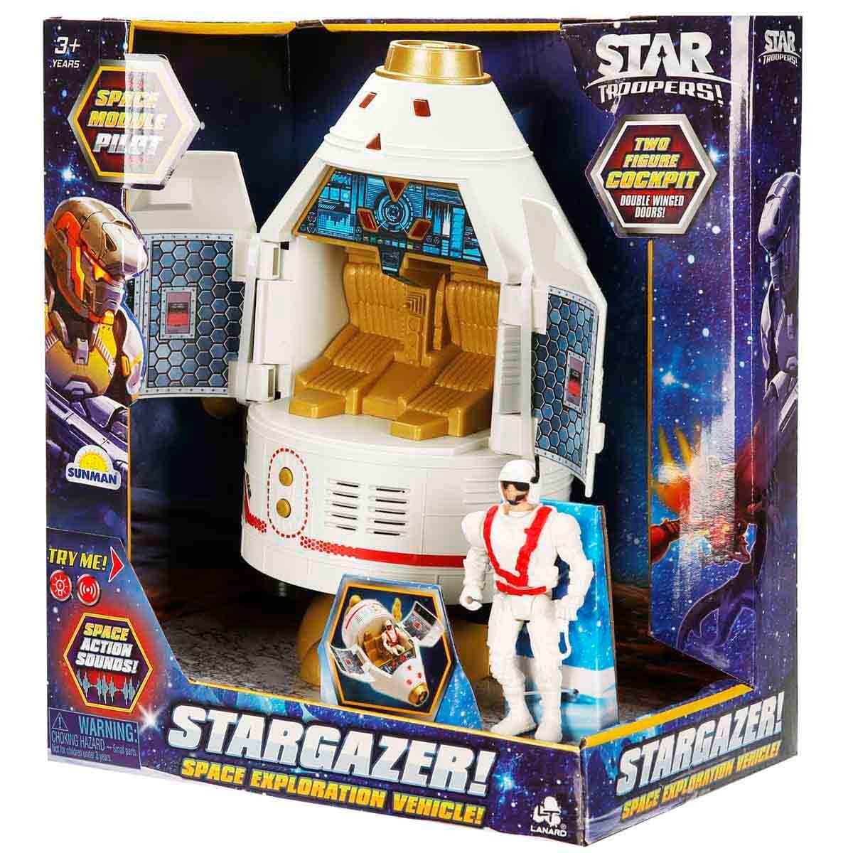 Star Troopers Sesli ve Işıklı Interstellar Uzay Kapsülü