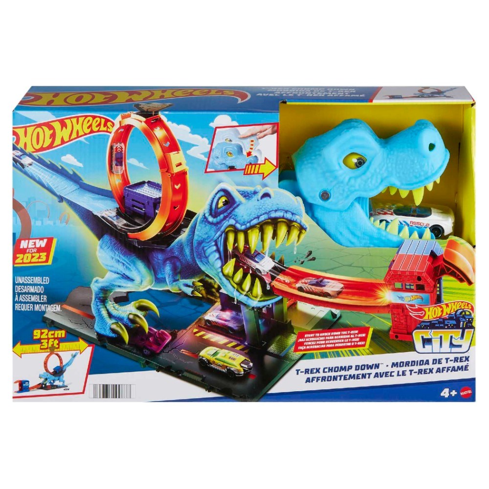 Hot Wheels T-Rex Dinozor İle Mücadele Oyun Seti 