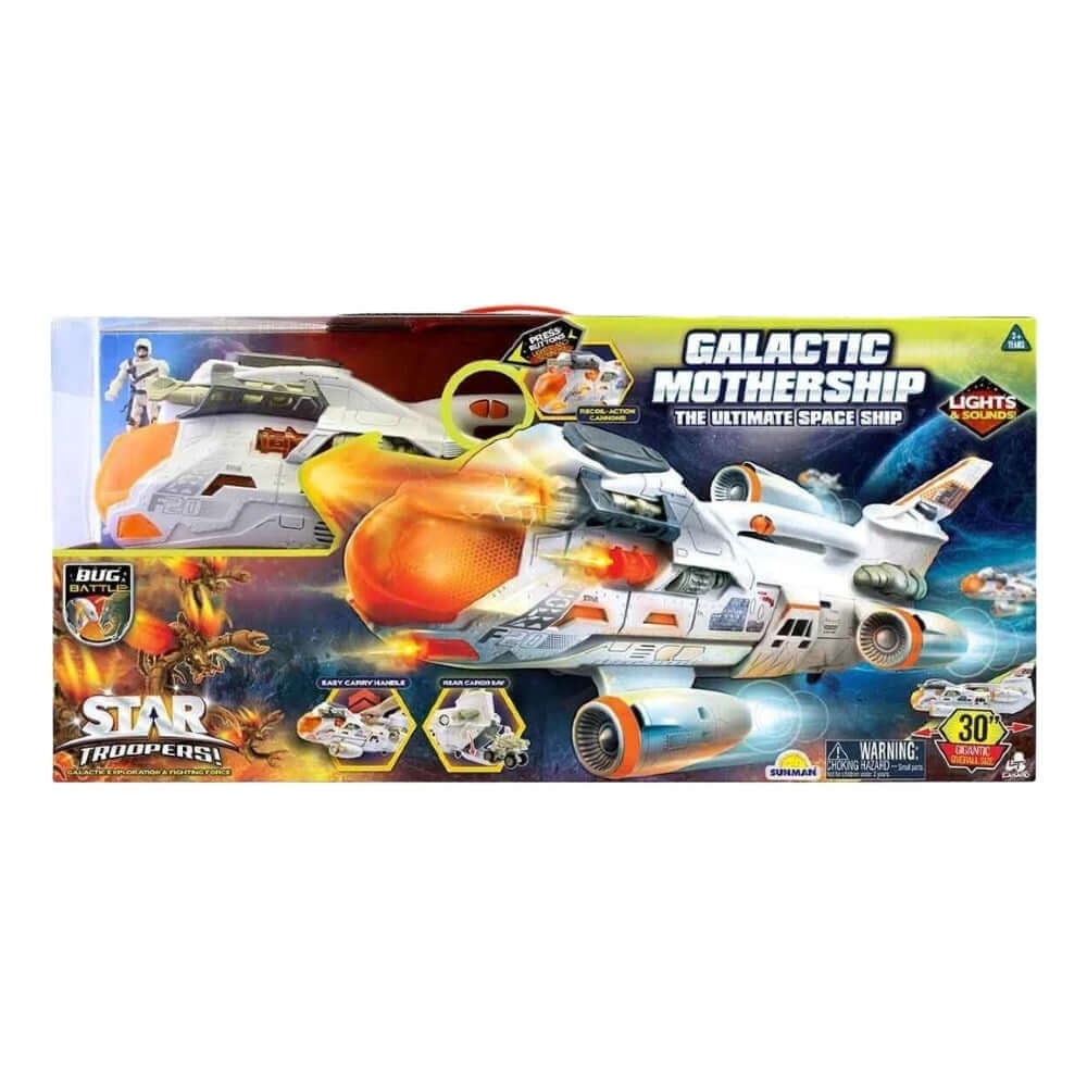 Star Troopers Sesli ve Işıklı Büyük Galaktik Ana Gemi
