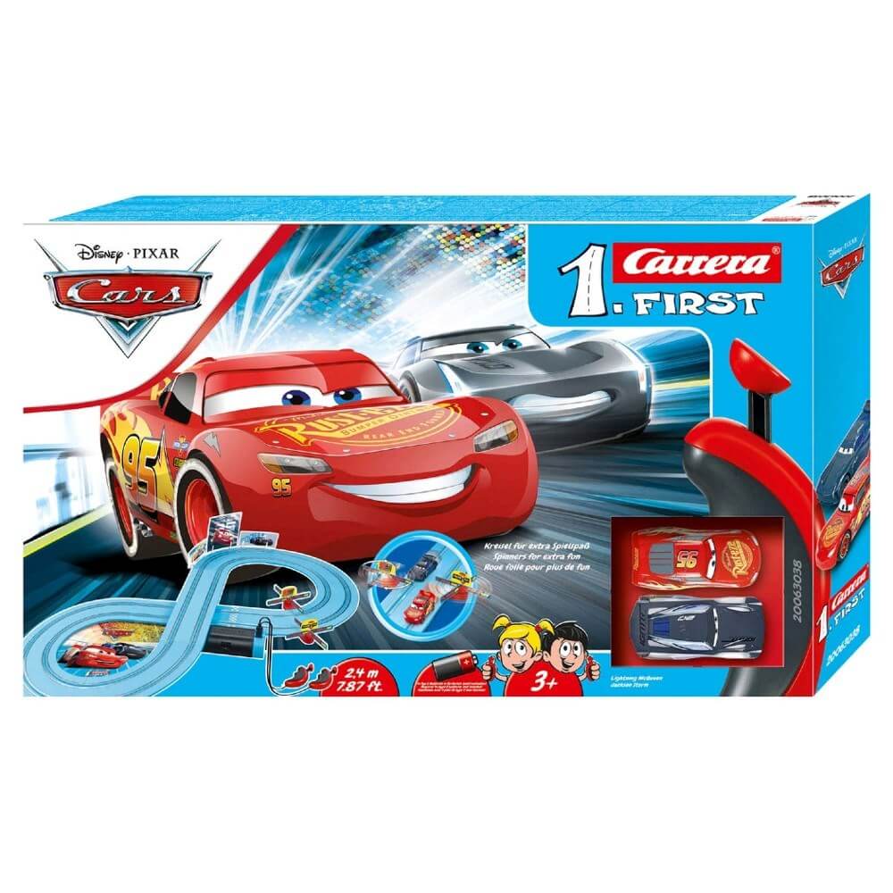 Carrera 1.First Disney McQueen ve Jackson Storm Yarış Pisti - Roket Oyuncak
