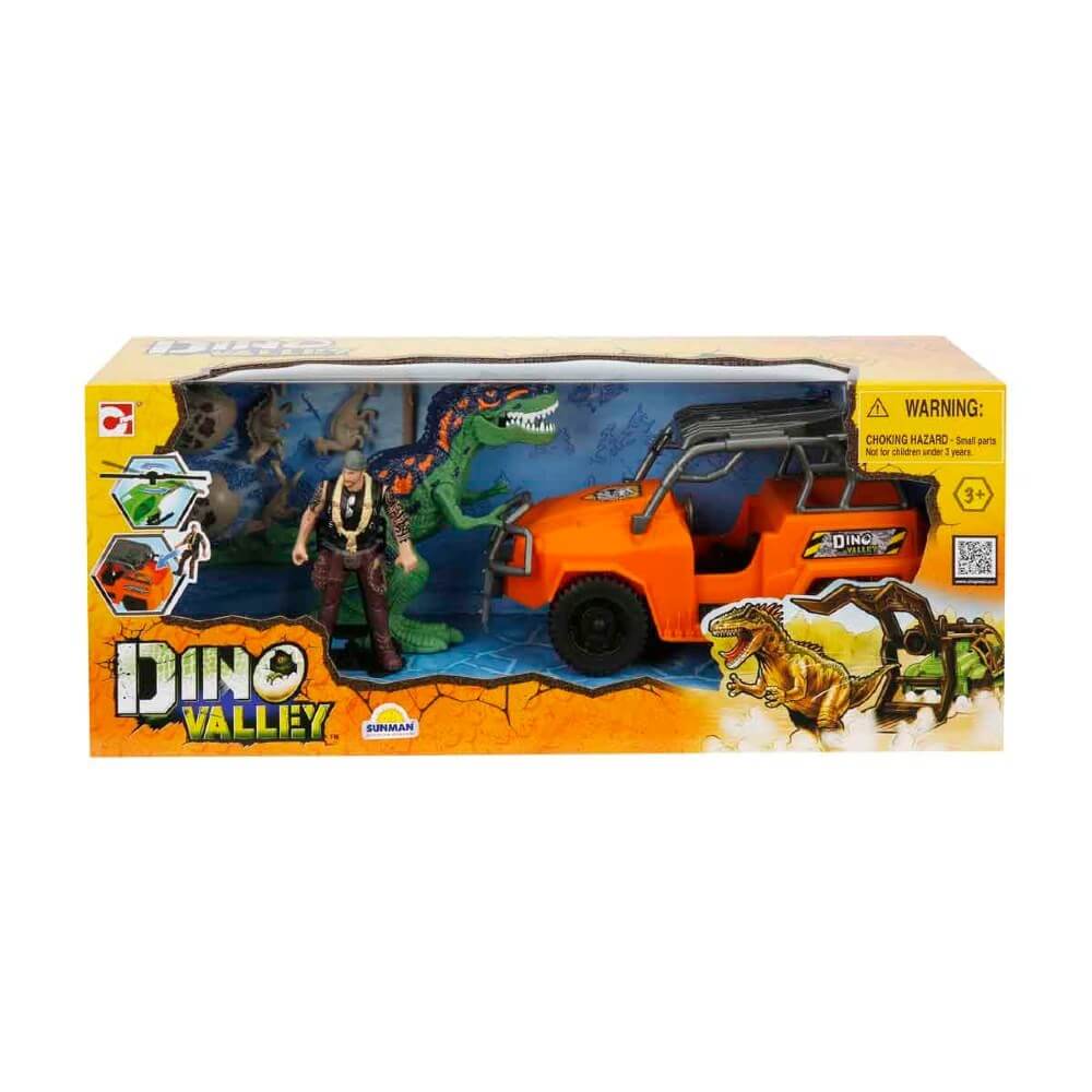 Chap Mei Dino Valley Dinozor Saldırısı Oyun Seti Turuncu - Roket Oyuncak