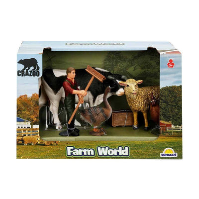 Crazoo Farm Animals Çiftlik Hayvanları Seti Koyun - Roket Oyuncak