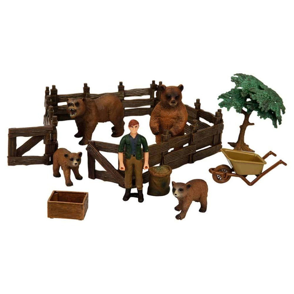 Crazoo Wild Life Vahşi Hayvanlar Çiftlik Seti Ayı