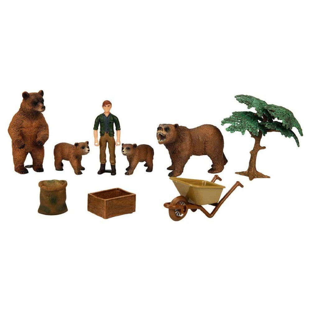 Crazoo Wild Life Vahşi Hayvanlar Çiftlik Seti Ayı