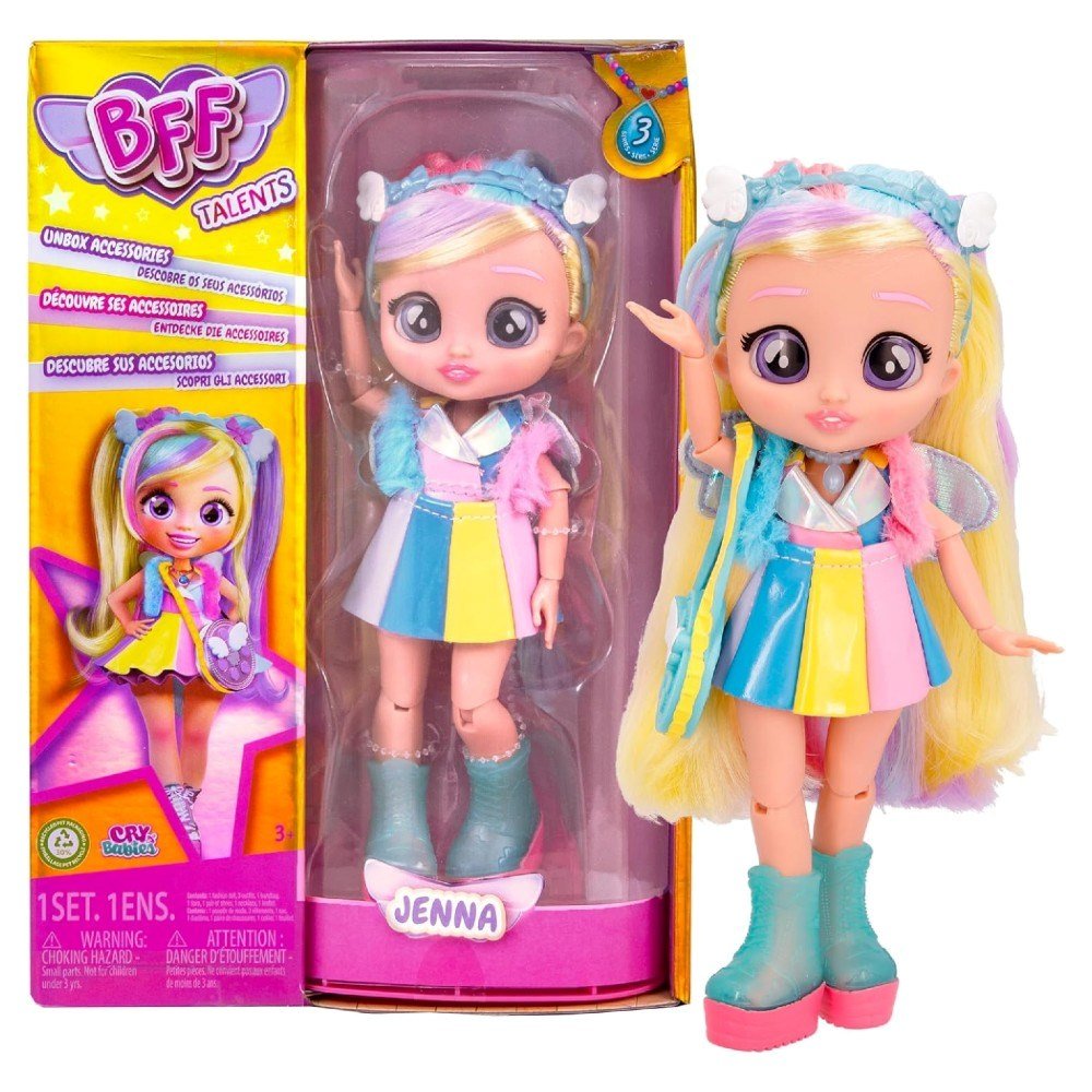 Cry Babies BFF Talents Bebekler S3 Jenna - Roket Oyuncak
