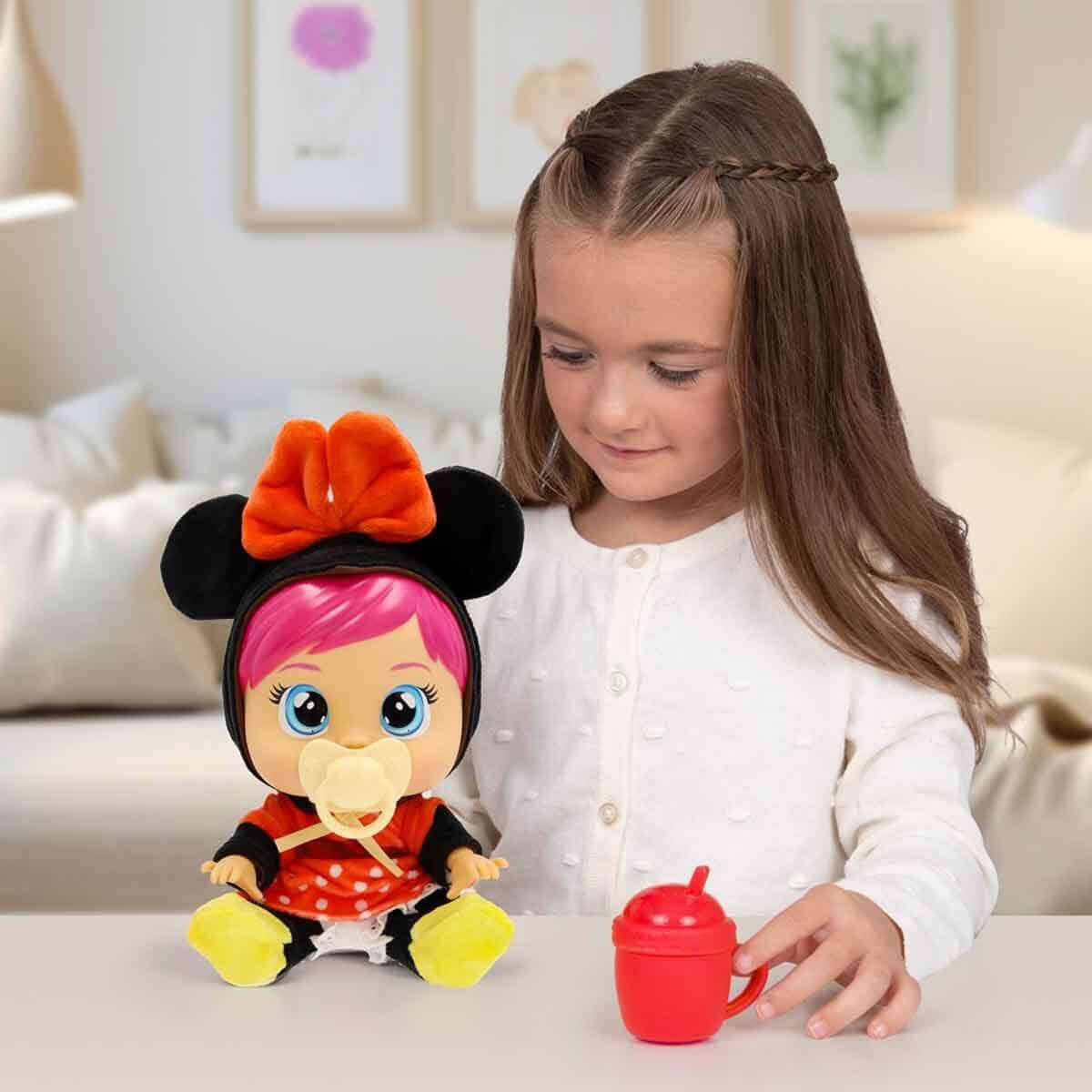 Cry Babies Loving and Care Minnie Bebek - Roket Oyuncak