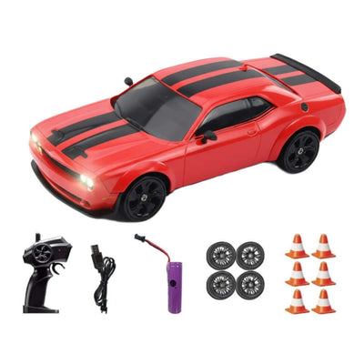 Hstar Uzaktan Kumandalı Işıklı Drift Arabası Challenger Kırmızı