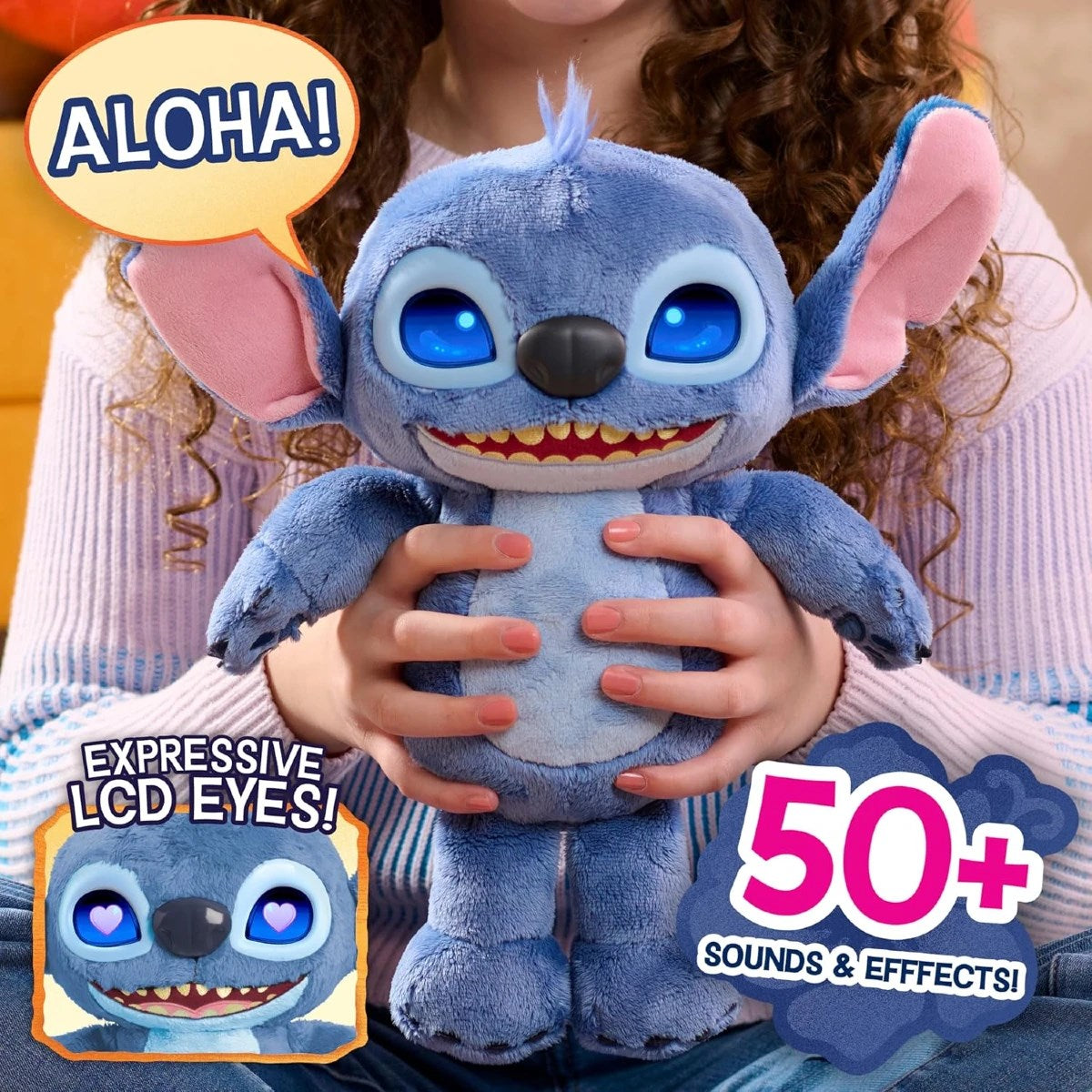 Disney Stitch Sesli 36 Cm Etikileşimli Peluş TTC52000
