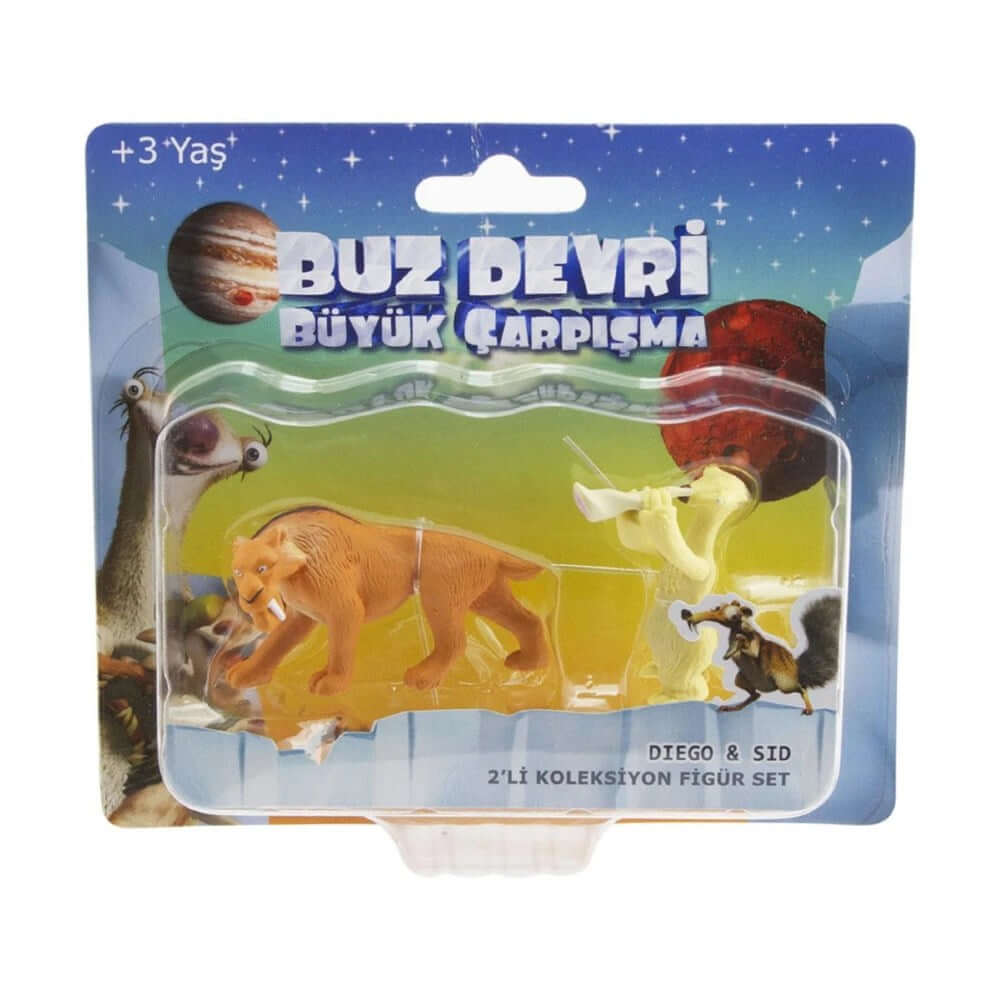 Buz Devri 5 Büyük Çarpışma 2'li Figür Set Diego ve Sid