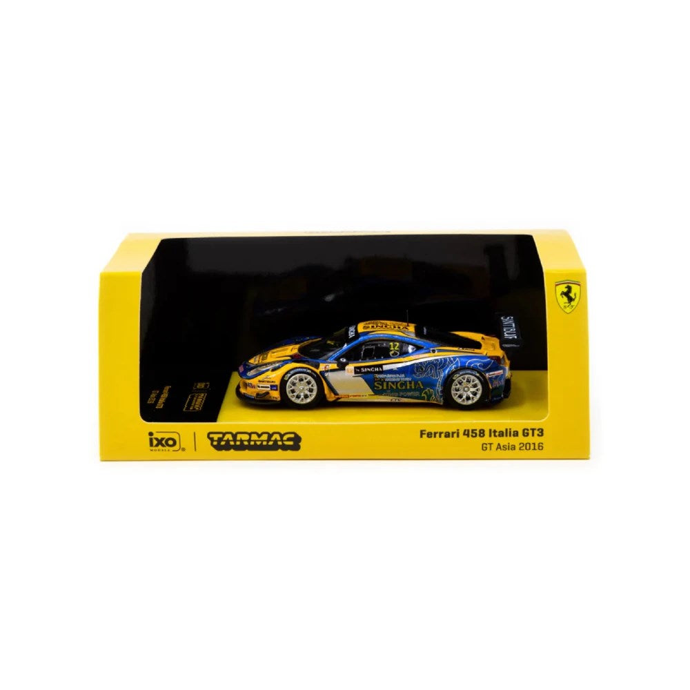 Tarmac 1:64 Ferrari 458 Italia GT3 GT Asia 2016 C. Van Dam - P. Bhirombhakdi