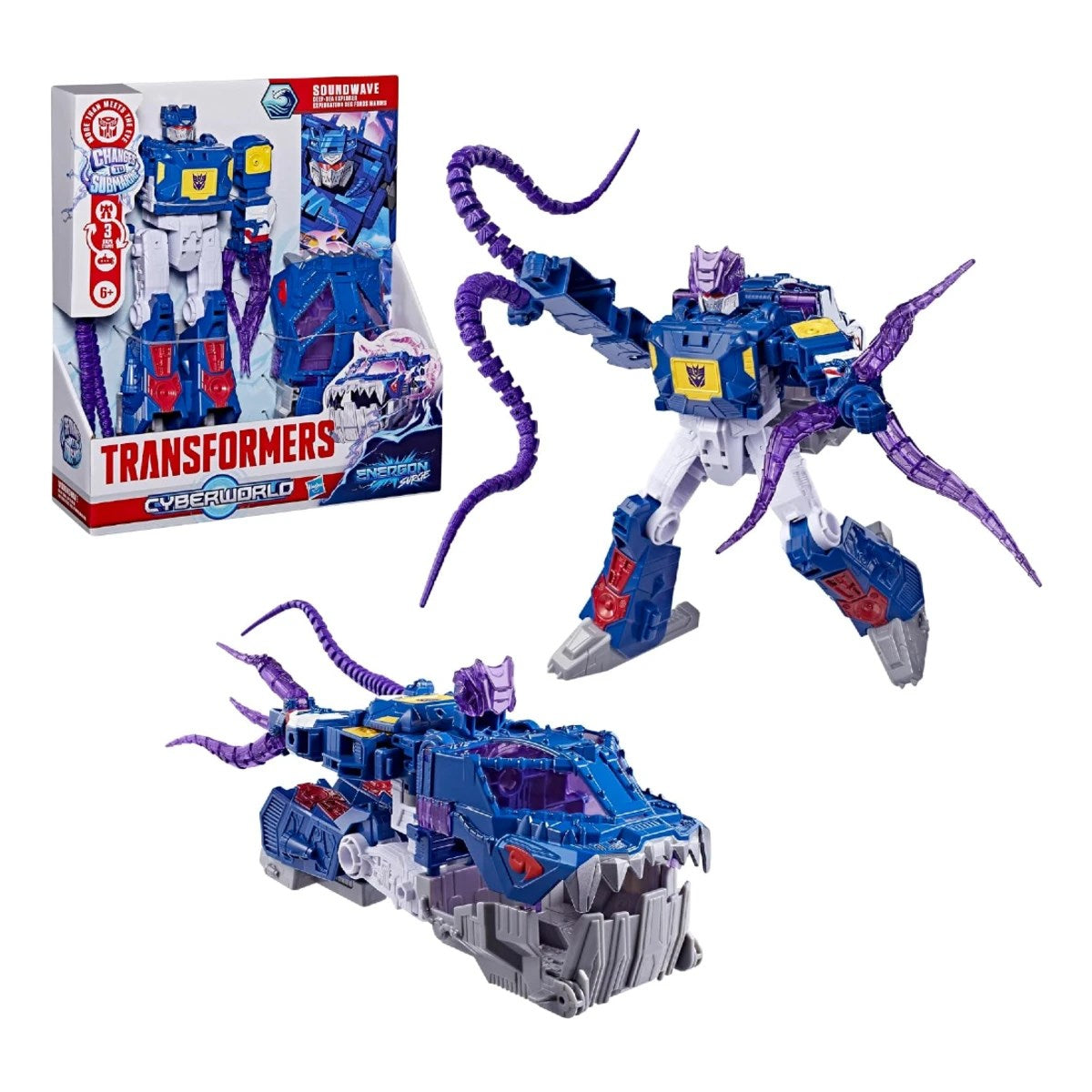 Transformers Cyberworld Soundwave Deep Sea Figürü