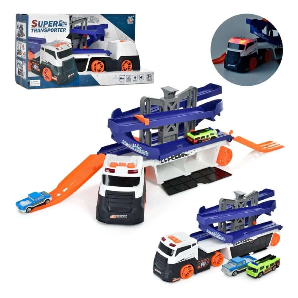 Garaj ve Pist Özellikli Sesli Işıklı Taşıyıcı Tır YDX41-4