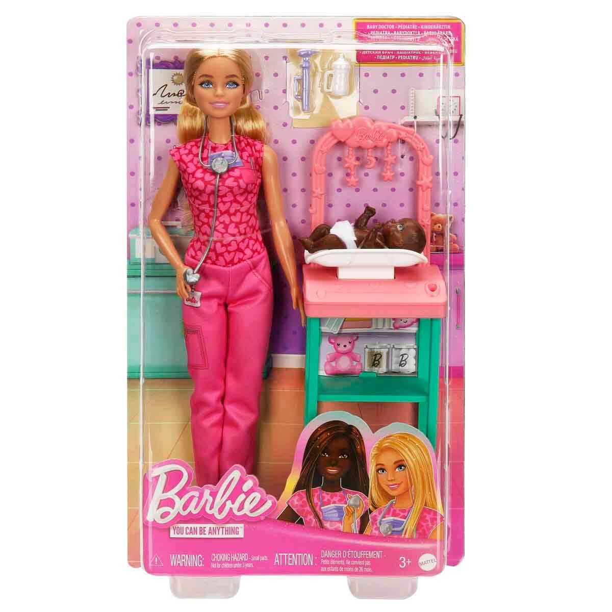 Barbie Bakım Temalı Kariyer Oyun Setleri Bebek Doktoru