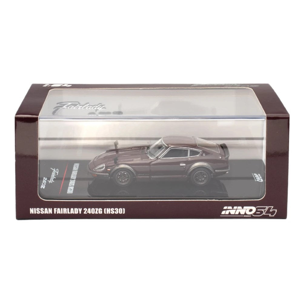 Inno Nissan Fairlady 240ZG (HS30) Maroon IN64-240ZG-MAROON