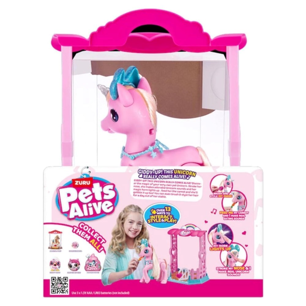 Pets Alive Unicorn Sesli Ve Işıklı Oyun Seti PEL02000