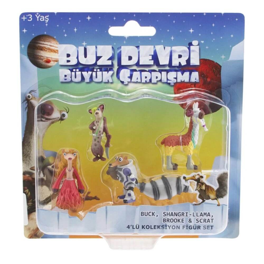 Buz Devri 5 Büyük Çarpışma 4'li Figür Set