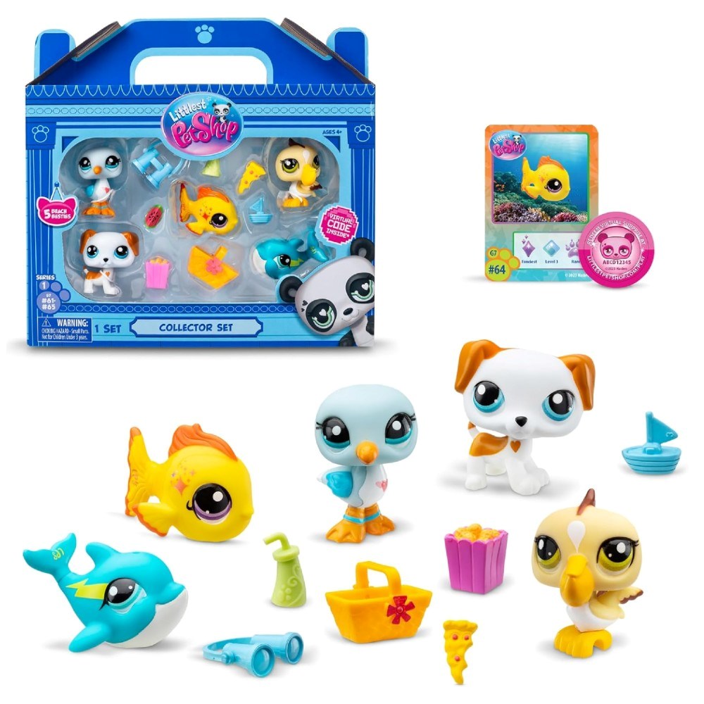 Littlest Pet Shop Minişler 5 li Figür Seti S1 Minişler Tatilde