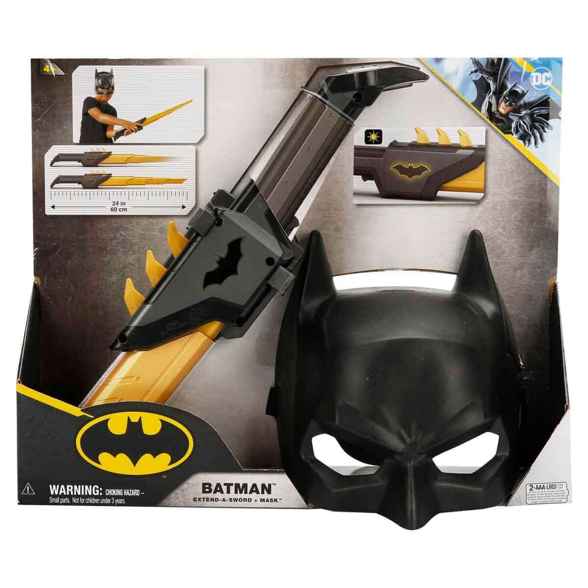 DC Batman Işıklı Kılıç ve Maske Seti 6071112 - Roket Oyuncak