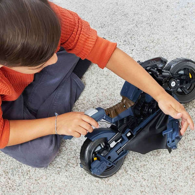 DC Comics Batman Adventures Dönüşebilen Batcycle - Roket Oyuncak