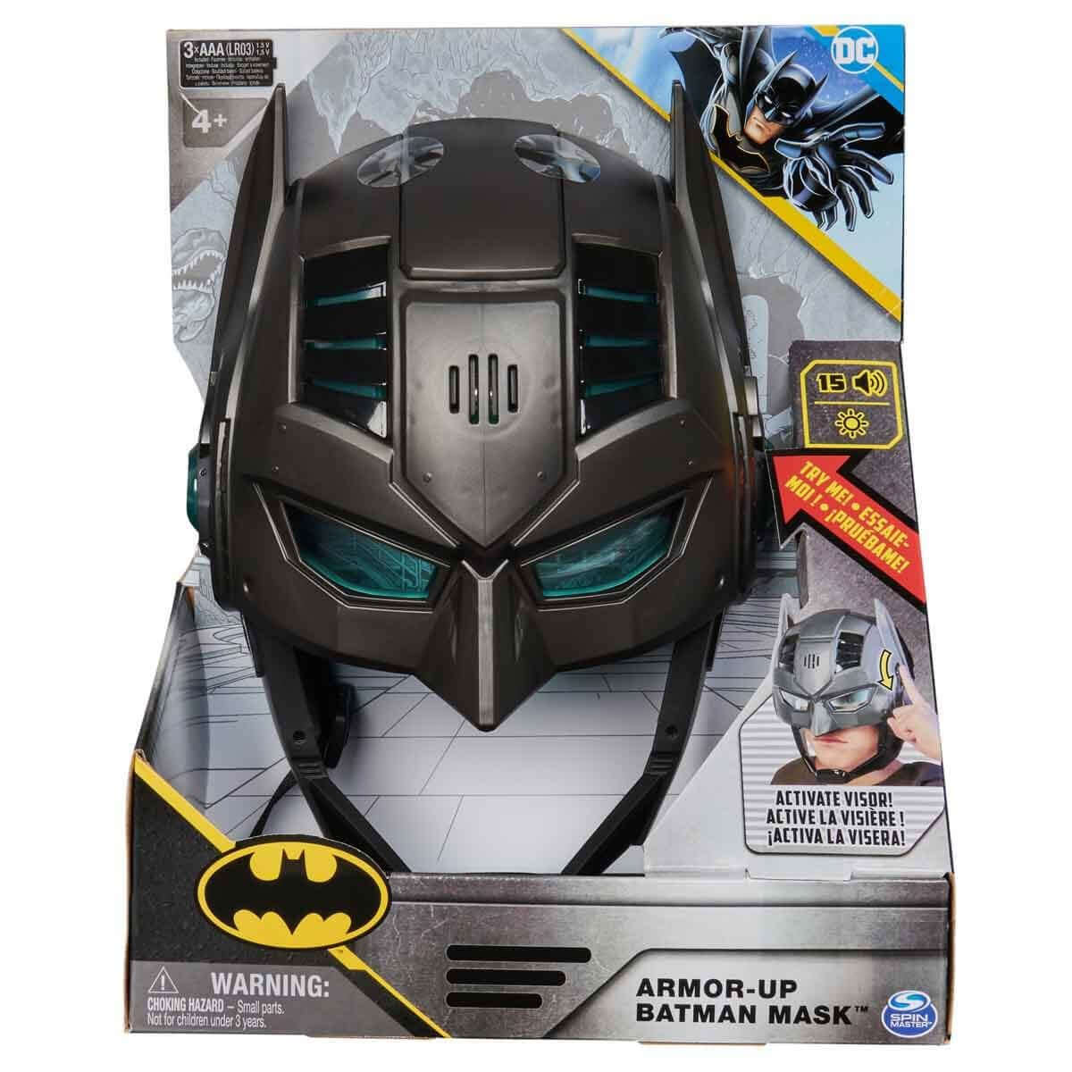 DC Comics Sesli ve Işıklı Zırhlı Batman Maskesi 6067474 - Roket Oyuncak