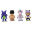 Stumble Guys 5’li Mini Figür Seti S2 Sprinkles - Dört farklı figür, eğlenceli tasarımlar, renkli karakterler.