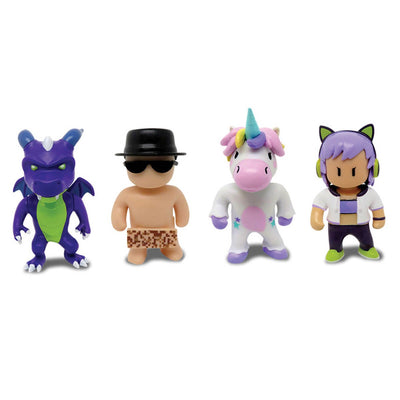 Stumble Guys 5’li Mini Figür Seti S2 Sprinkles - Dört farklı figür, eğlenceli tasarımlar, renkli karakterler.