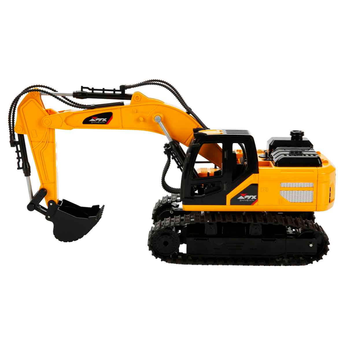 Mx 1:18 Işıklı USB Şarjlı Uzaktan Kumandalı 5 Kanal Ekskavatör