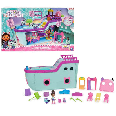 Gabby’s Dollhouse Işıklı Gabby Arkadaşlık Gemisi Oyun Seti